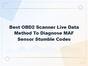 How to Diagnose Maf Sensor Stumble Codes with Live Data